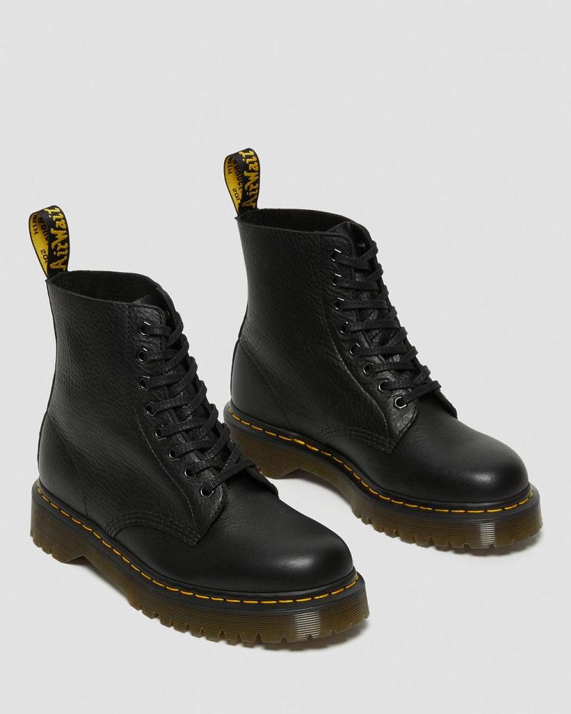 Dr Martens 1460 Pascal Bex Leren Veterlaarzen Heren Zwart | NL 285FDN